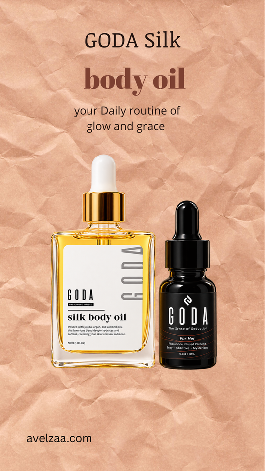GODA Pheromones Perfume for Women + Silk Body Oil